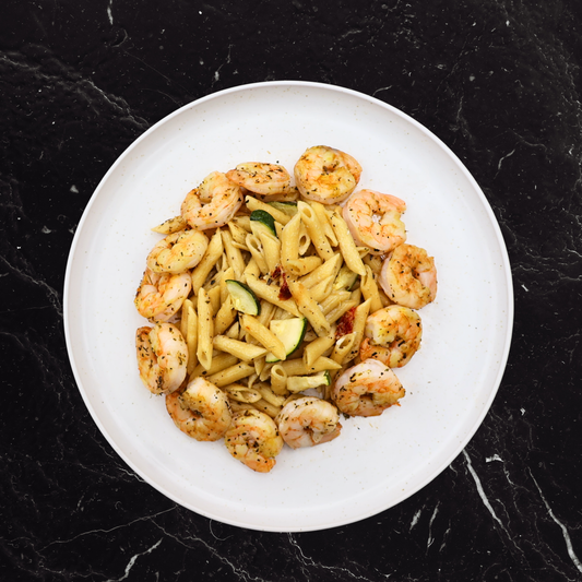 Protein Pasta Shrimp Alfredo