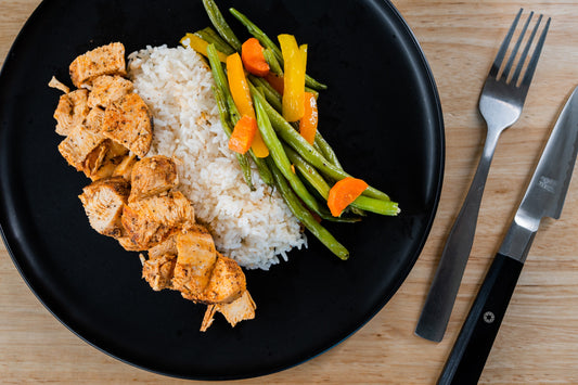 Blackened Chicken w/ Jasmine Rice & Veggies