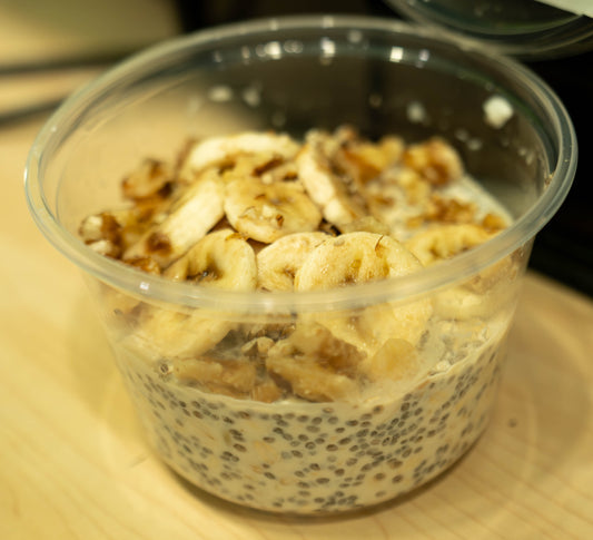 Peanut Butter Banana Overnight Oats